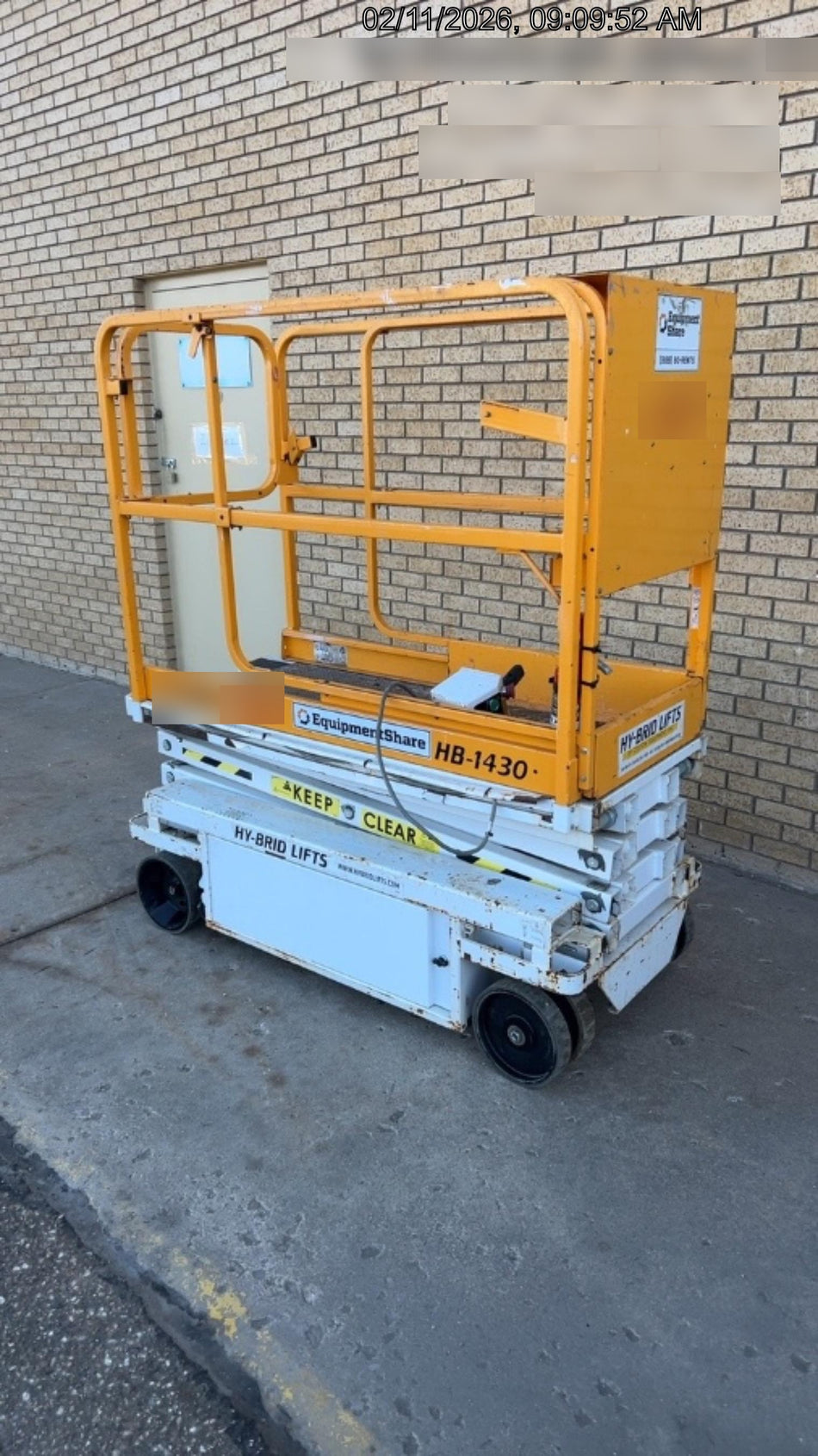 2016 CUSTOM EQUIPMENT HB-1430