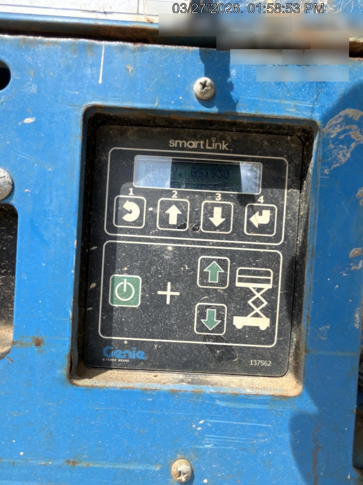 2019 Genie GS-1930 Fixed Rails with Chain Entry