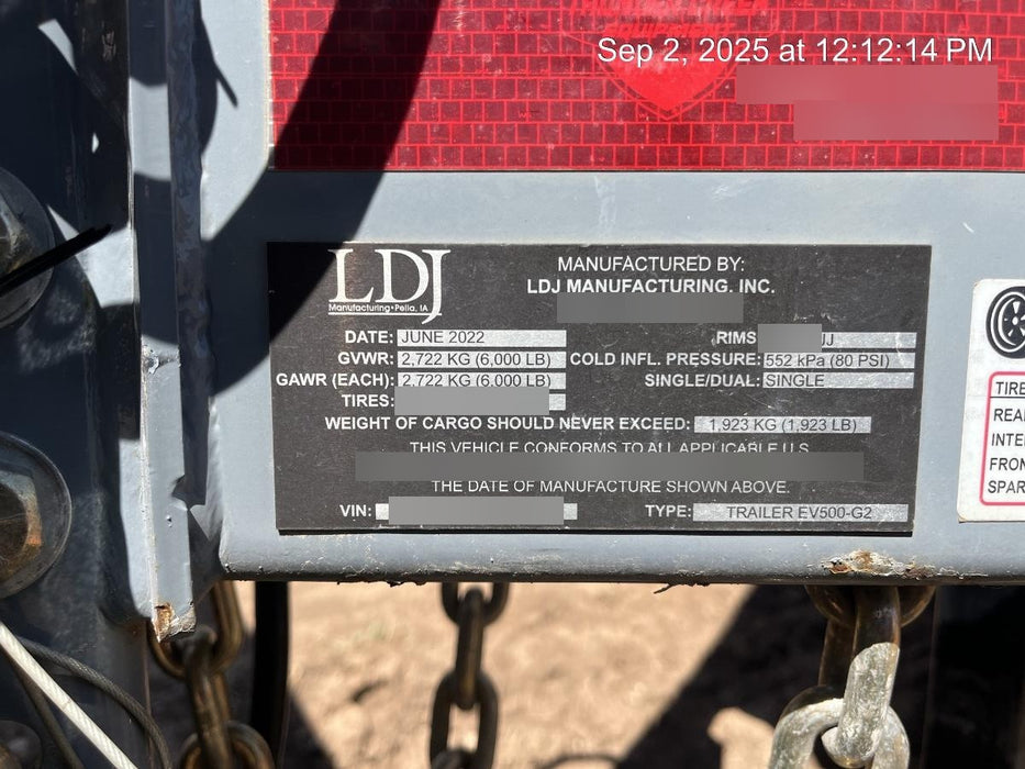 2022 THUNDER CREEK EV500