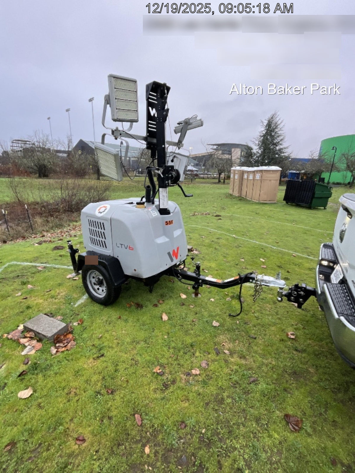 2019 Wacker Neuson LTV6K-LED Standard LED Towable Light Tower w/None