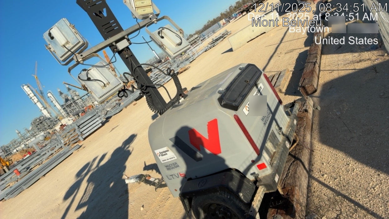 2019 Wacker Neuson LTV6K-LED LTV6K Light Tower, LED 300W, Telematics EQ SH Kubota