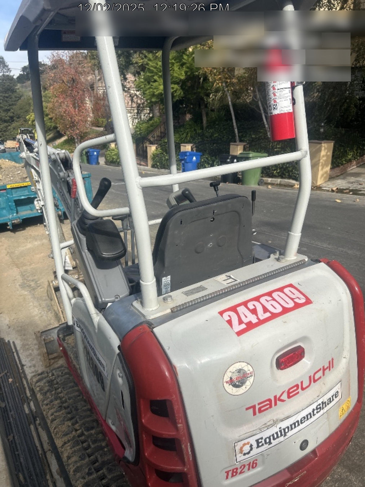 2021 TAKEUCHI TB216R