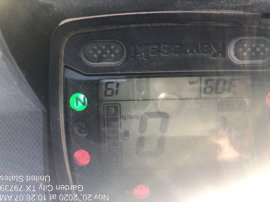 2019 Kawasaki Mule PRO-DXT Standard Options, Backup Alarm, Beacon, Plastic Hard Top, Poly Windshield, Horn Kit