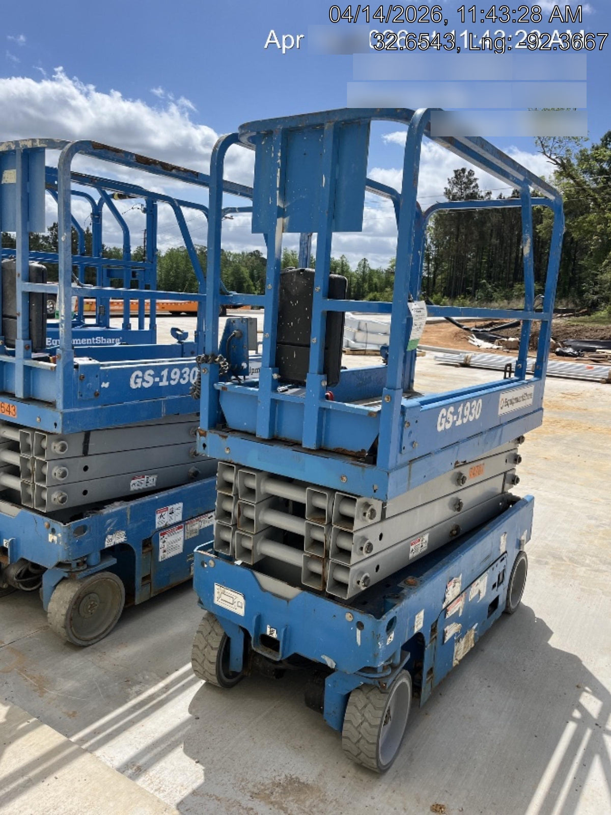 2020 Genie GS-1930 Fixed rails with chain entry gate - Pre A92.20