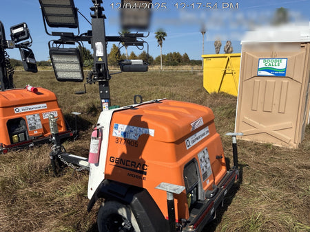 2023 Generac MLT2 Diesel, Flex Switch 120V Input, Powerzone Controller, 
(4) 320W LED Lights, 4kW Generator, 39.9 Gal Fuel Tank, 2" Ball, T3