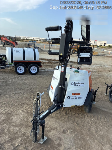 2024 Generac MLT2 Diesel, Flex Switch 120V Input, Powerzone Controller, 
(4) 320W LED Lights, 4kW Generator, 39.9 Gal Fuel Tank, 2" Ball, T3