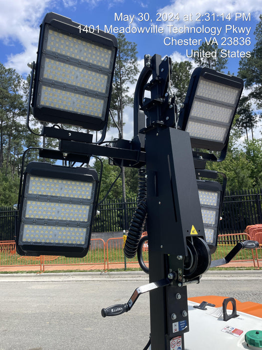 2023 Generac MLT2 Diesel, Flex Switch 120V Input, Powerzone Controller, 
(4) 320W LED Lights, 4kW Generator, 39.9 Gal Fuel Tank, 2" Ball, T3