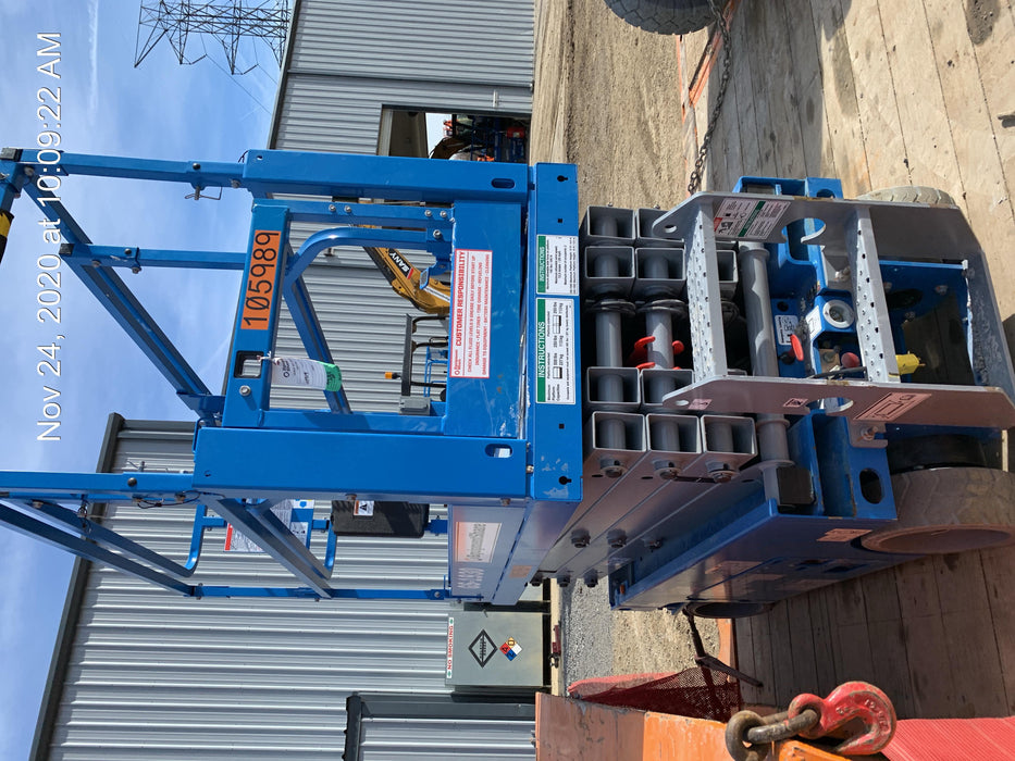 2020 Genie GS-1930 Solid Non Marking Tires, Beacon, Folding rails with half height swing gate