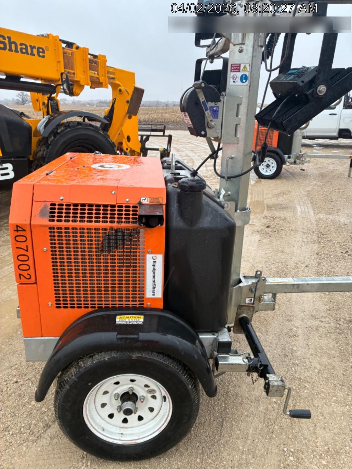 2024 Wanco WLTT-4MM4K Diesel, Deep Sea Controller, Shore Power Plug, Auto Start, (4) 350W LED Floodlights, 4kW Generator, 60 Gal Fuel Tank, 2" Ball, T3
