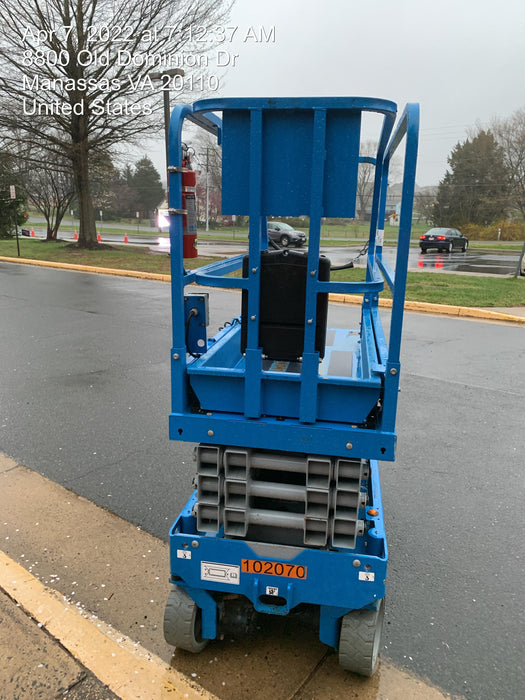 2020 Genie GS-1930 Fixed rails with chain entry gate - Pre A92.20