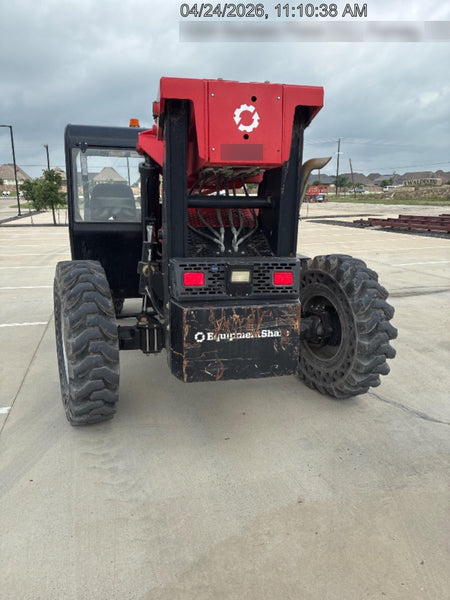 2019 Manitou 12042 Canopy, 120 HP , Solid Tires, Work Lights, Lift Hook, Auxiliary Hydraulics 66" Carriage and 60" Forks