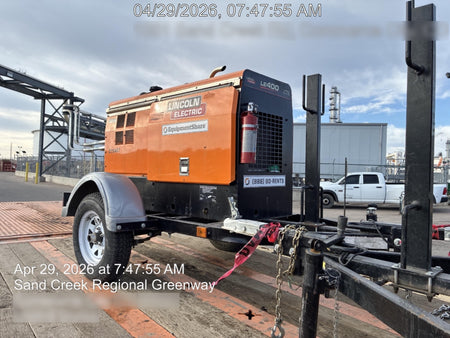 2022 Lincoln Electric LE400 Kubota V1505, Trlr, Cable Rack, Light Kit, ES Decals, T3