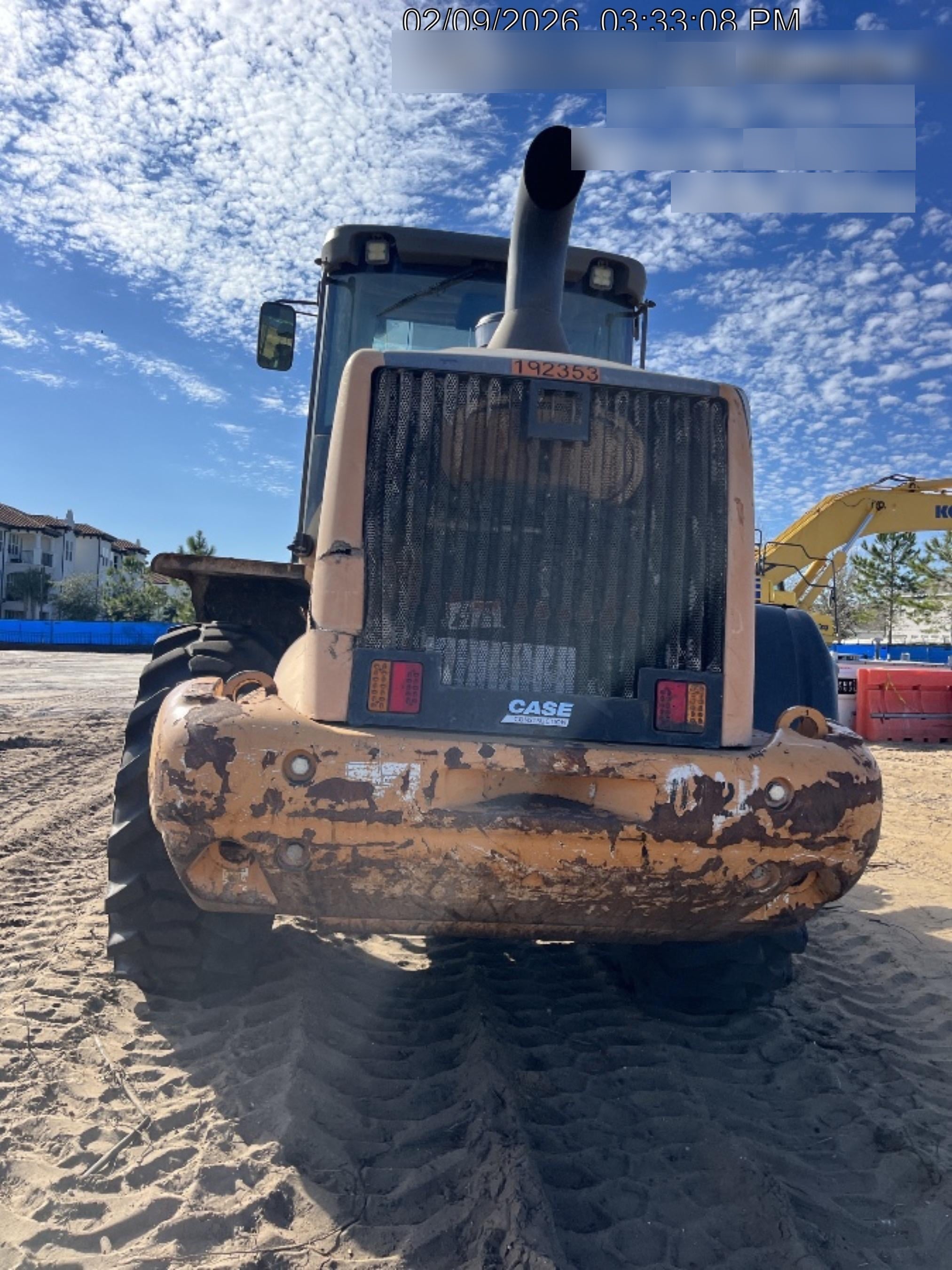 2016 Case 721F CLOSED CAB, JRB 416 STYLE HYD COUPLER
