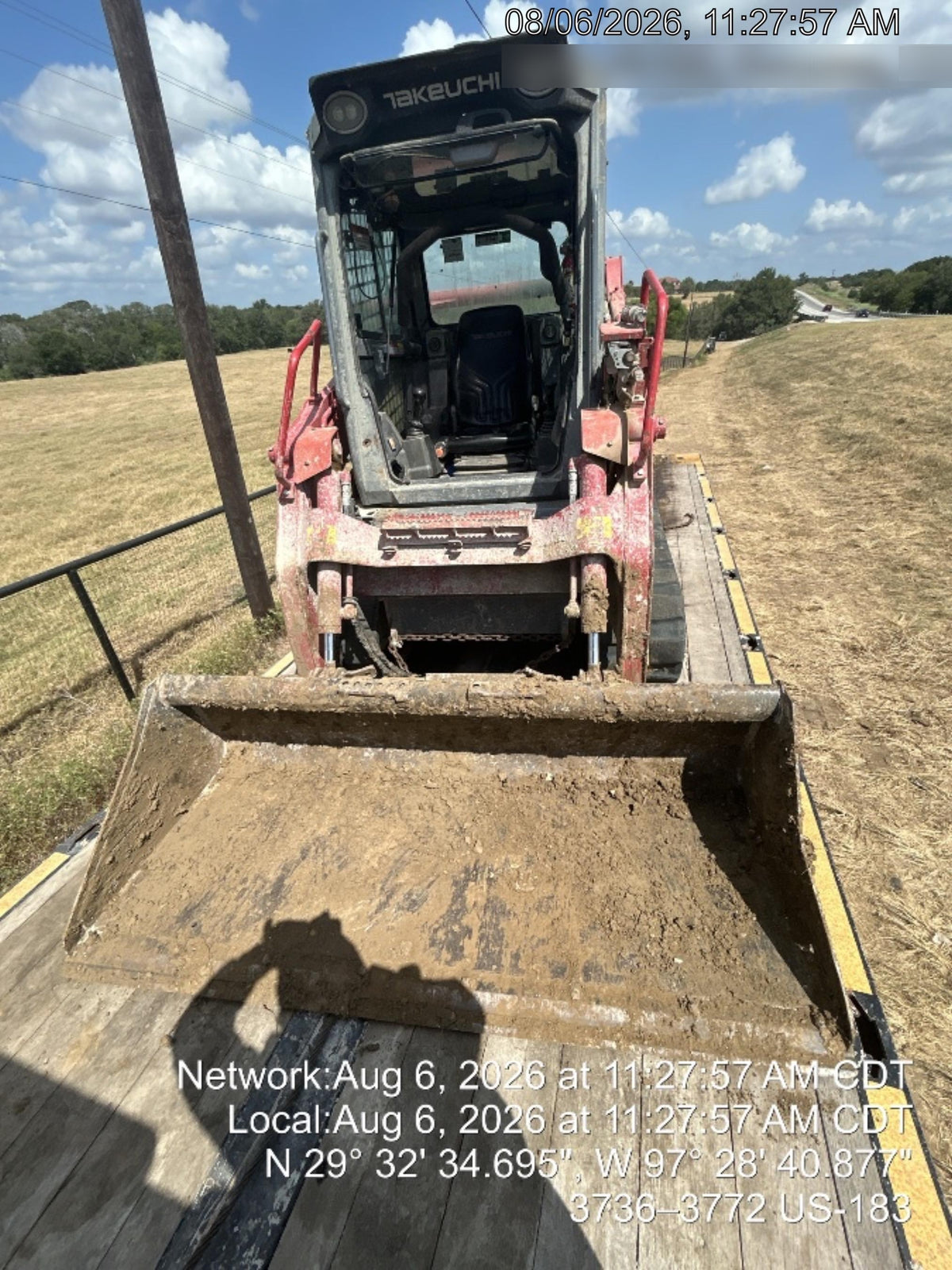 2019 Takeuchi TL10V2-CR Cab/Heat/AC, Rubber Tracks, Backup Alarm, Front & rear working Lights, Auxiliary Hydraulics, 2 Speed Travel, Engine Monitoring System, Hydraulic universal quick hitch w/76" HD smooth dirt bucket with bolt-on edge, 20.3 cubic feet capacity, 48" Pallet forks and frame