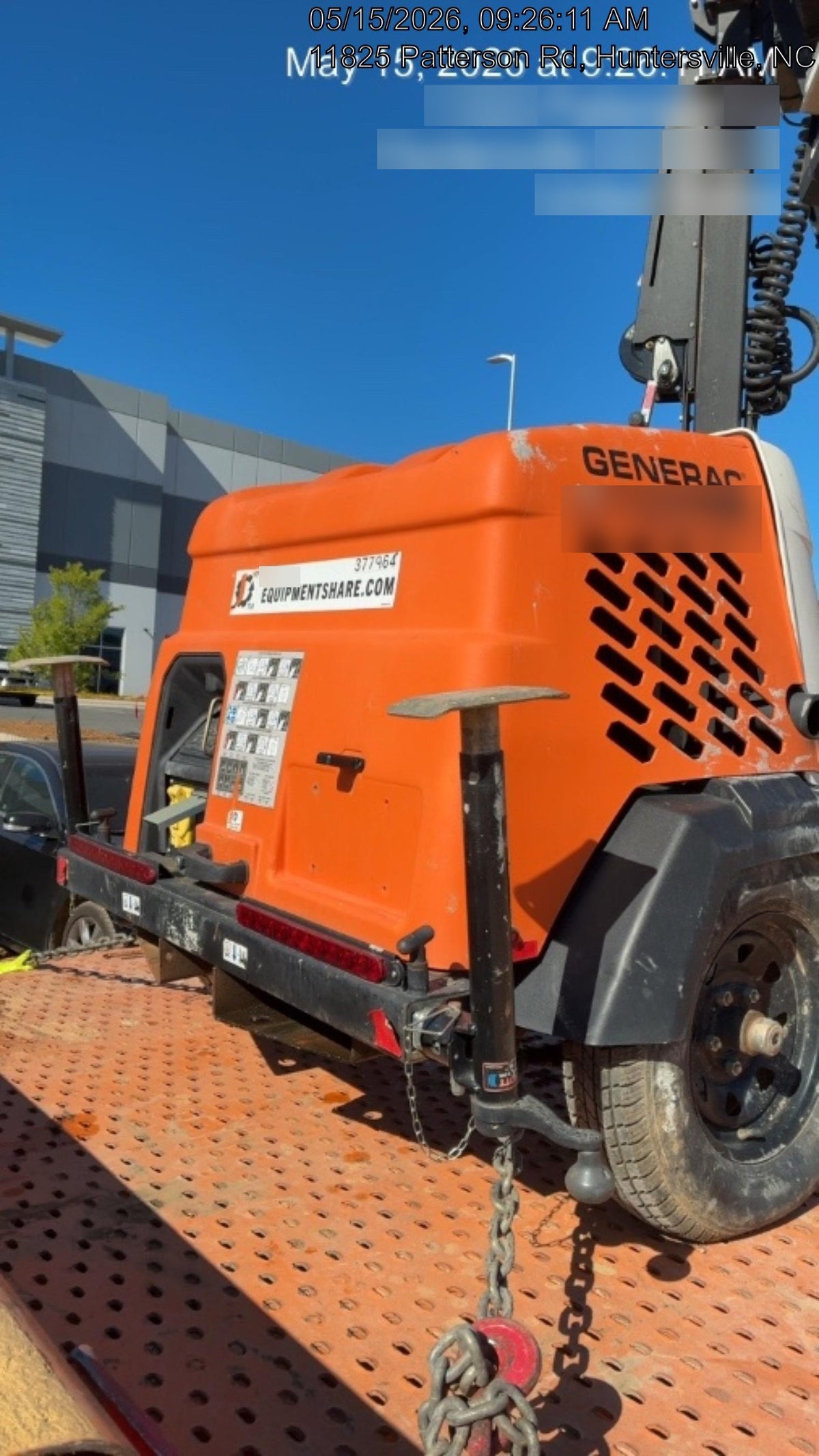 2023 Generac MLT2 Diesel, Flex Switch 120V Input, Powerzone Controller, 
(4) 320W LED Lights, 4kW Generator, 39.9 Gal Fuel Tank, 2" Ball, T3