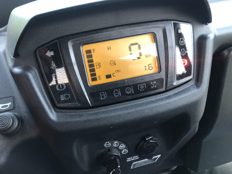 2021 Kubota RTV-X1140W-H Plastic Canopy, Windshield Acrylic Clear, LED Strobe Light, Wire Harness Kit, Back up Alarm