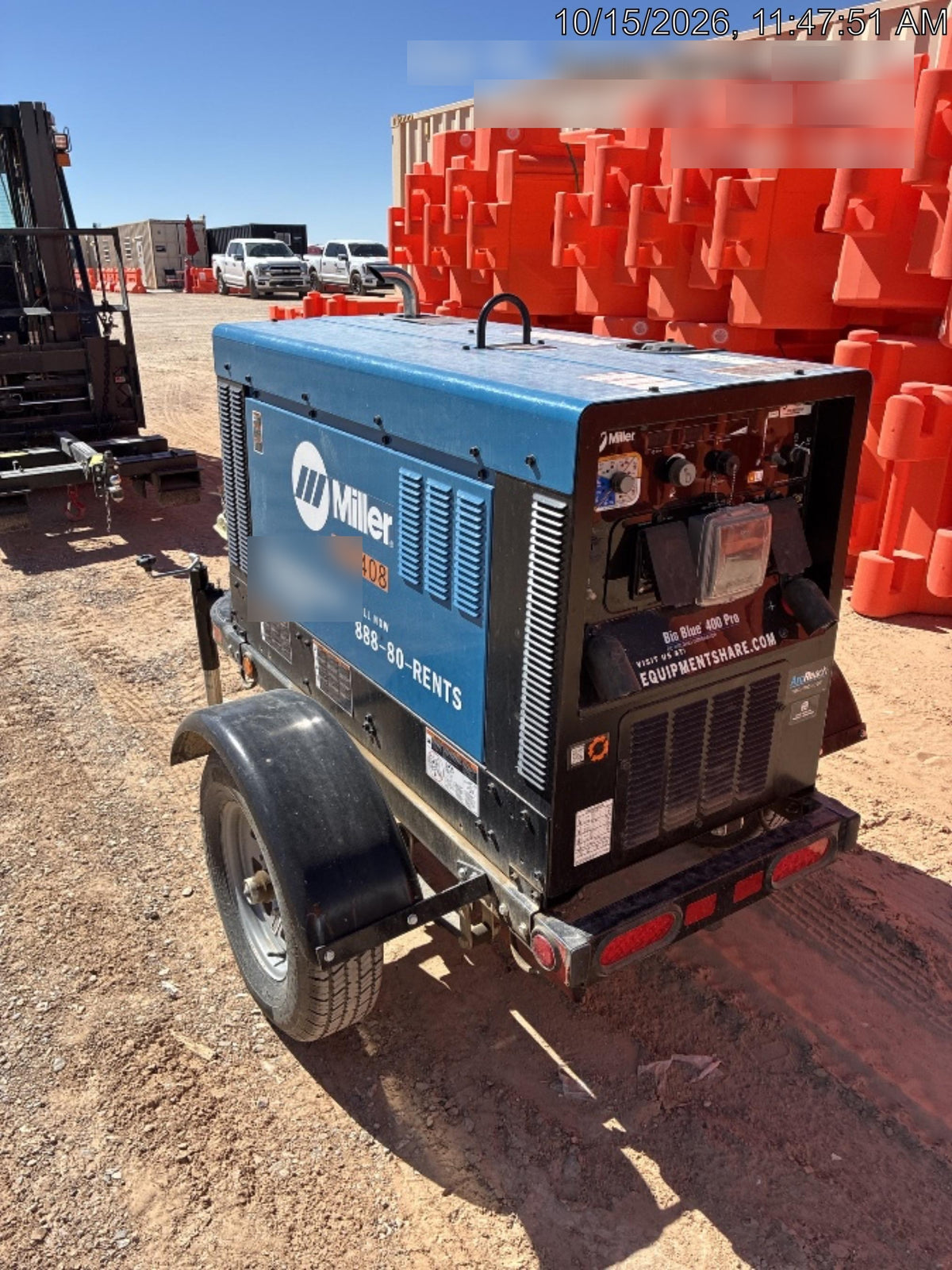 2026 MILLER ELECTRIC BIG BLUE 400