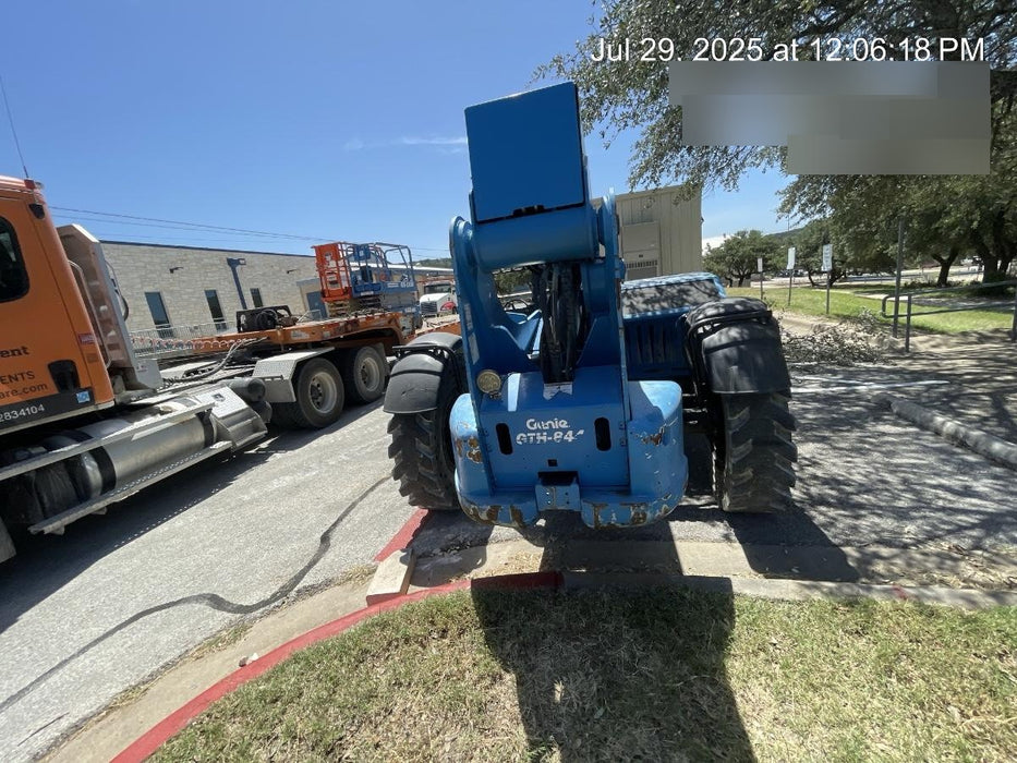 2018 Genie GTH-844 Genie GTH-844 w/ROPS, Work Lights, Solid Tires, RH Cab Mesh, Beacon, 60" Carriage and Forks