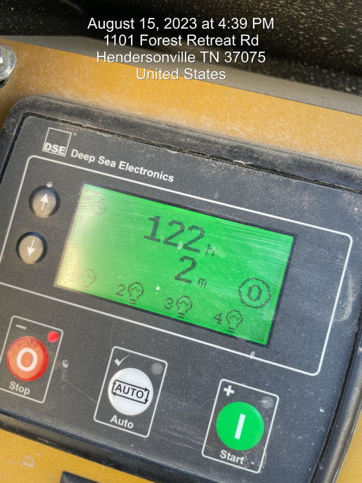 2022 Allmand NLV3GR (4) LED Light Fixture 350W, 23' Vertical Mast, 3kW Prime, Towable, Deep Sea L401, Leveling Jacks, Yanmar T4F 5.8hp