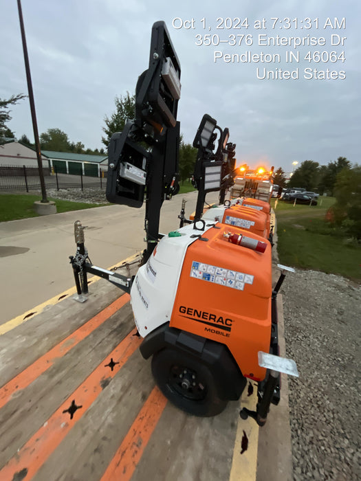 2024 Generac MLT2 Diesel, Flex Switch 120V Input, Powerzone Controller, 
(4) 320W LED Lights, 4kW Generator, 39.9 Gal Fuel Tank, 2" Ball, T3