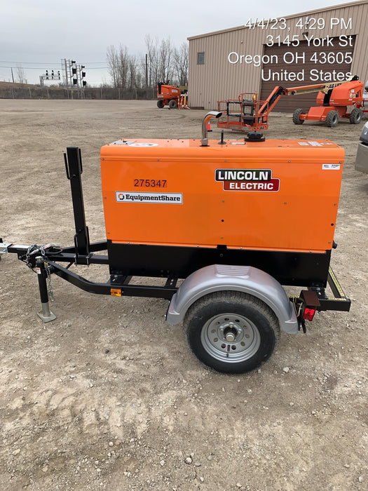 2022 Lincoln Electric LE400 Kubota V1505, Trlr, Cable Rack, Light Kit, ES Decals, T3