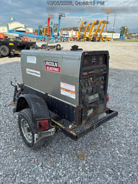 2019 Lincoln Electric Vantage 322 Welder Ready-Pak 3, Two wheel trailer, Fender and Light kit, Cable Rack