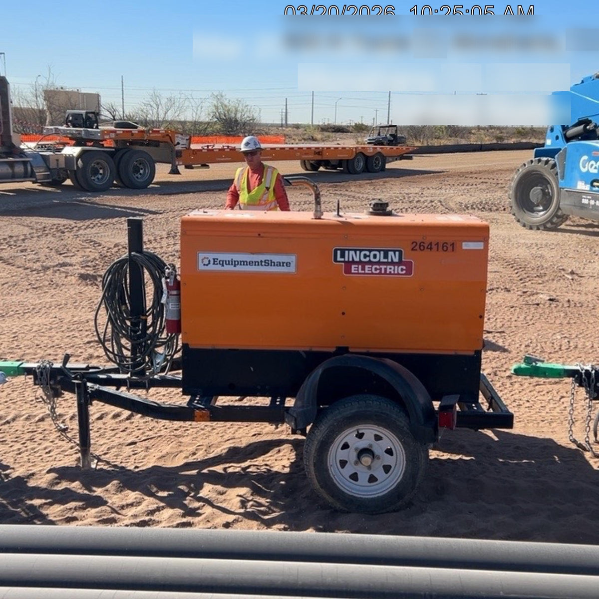 2022 Lincoln Electric LE400 Kubota V1505, Trlr, Cable Rack, Light Kit, ES Decals, T3
