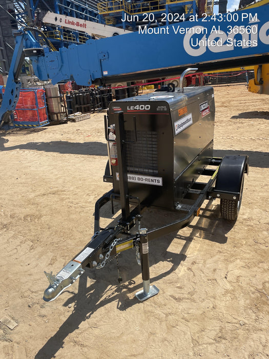 2024 Lincoln Electric LE400 Kubota V1505, Trlr, Cable Rack, Light Kit, ES Decals, T3