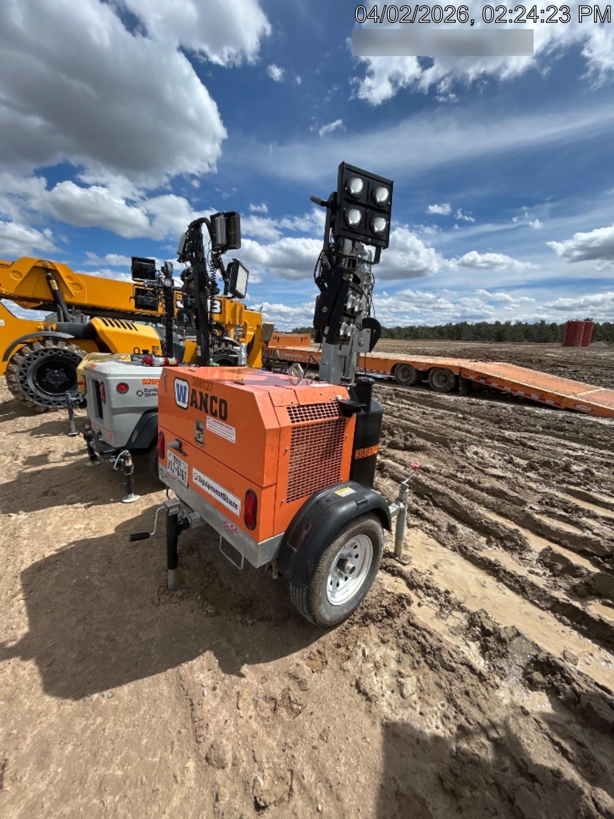 2024 Wanco WLTT-4MM4K Diesel, Deep Sea Controller, Shore Power Plug, Auto Start, (4) 350W LED Floodlights, 4kW Generator, 60 Gal Fuel Tank, 2" Ball, T3