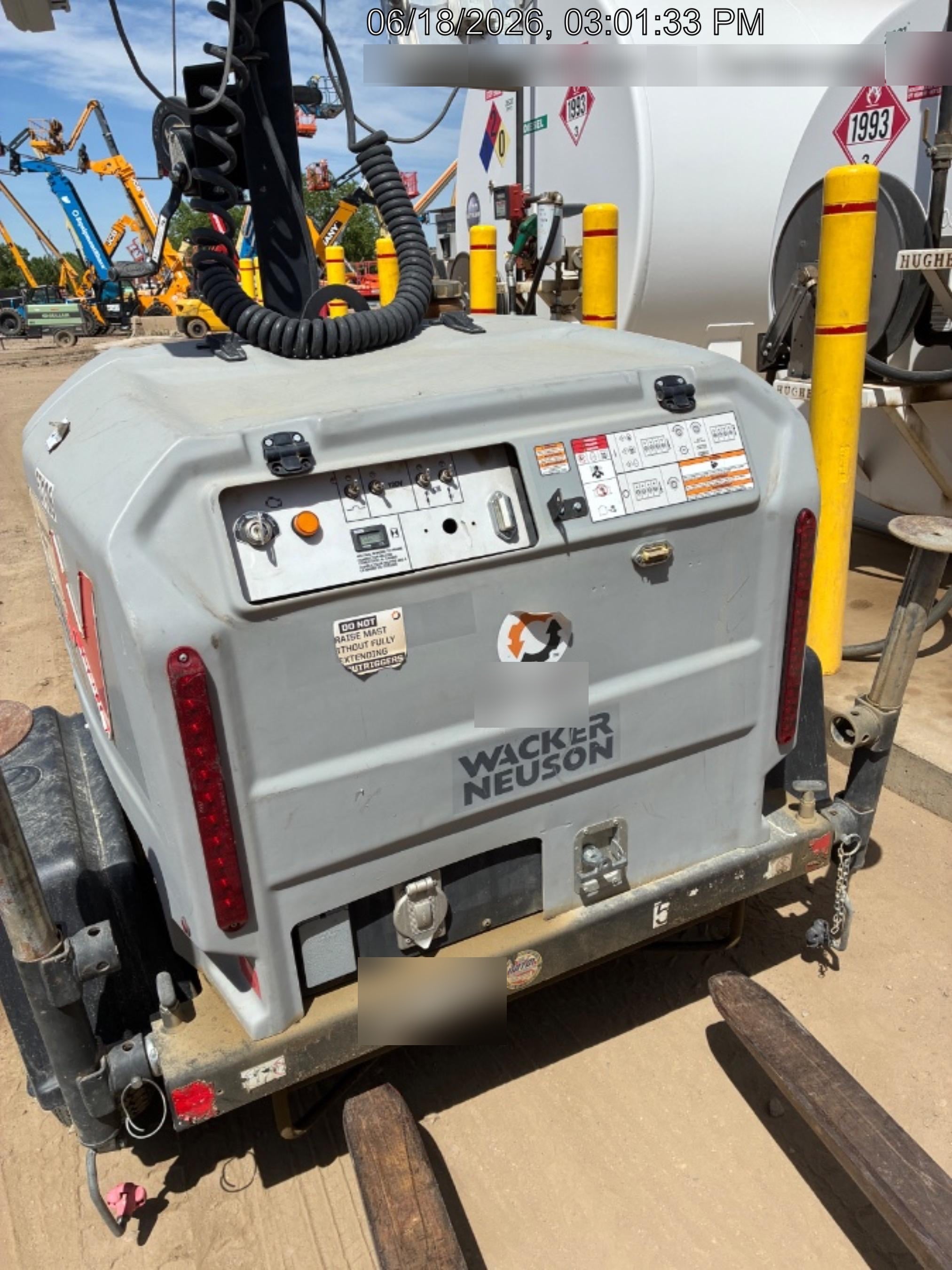 2019 Wacker Neuson LTV6K-LED Standard LED Towable Light Tower w/None