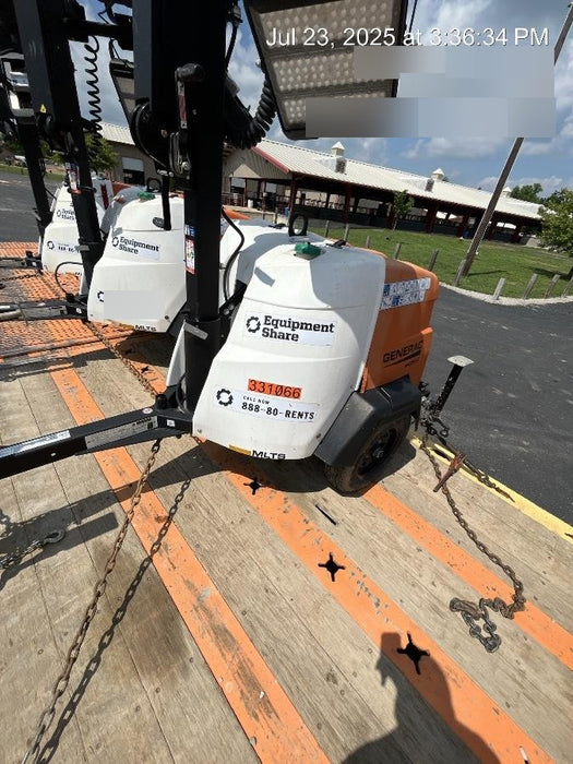 2023 Generac MLT2 Diesel, Flex Switch 120V Input, Powerzone Controller, (4) 320W LED Lights, 4kW Generator, 39.9 Gal Fuel Tank, 2" Ball, T3