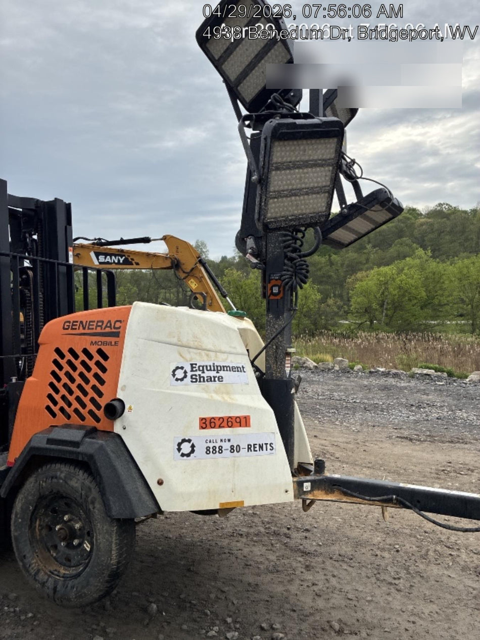 2023 Generac MLT2 Diesel, Flex Switch 120V Input, Powerzone Controller, 
(4) 320W LED Lights, 4kW Generator, 39.9 Gal Fuel Tank, 2" Ball, T3
