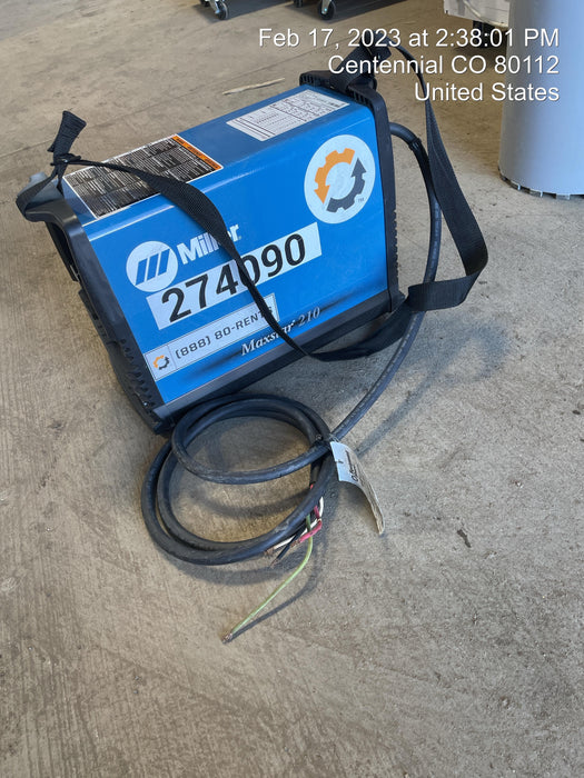 2022 MILLER ELECTRIC Maxstar 210 STR