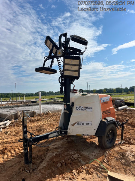 2023 Generac MLT2 Diesel, Flex Switch 120V Input, Powerzone Controller, 
(4) 320W LED Lights, 4kW Generator, 39.9 Gal Fuel Tank, 2" Ball, T3
