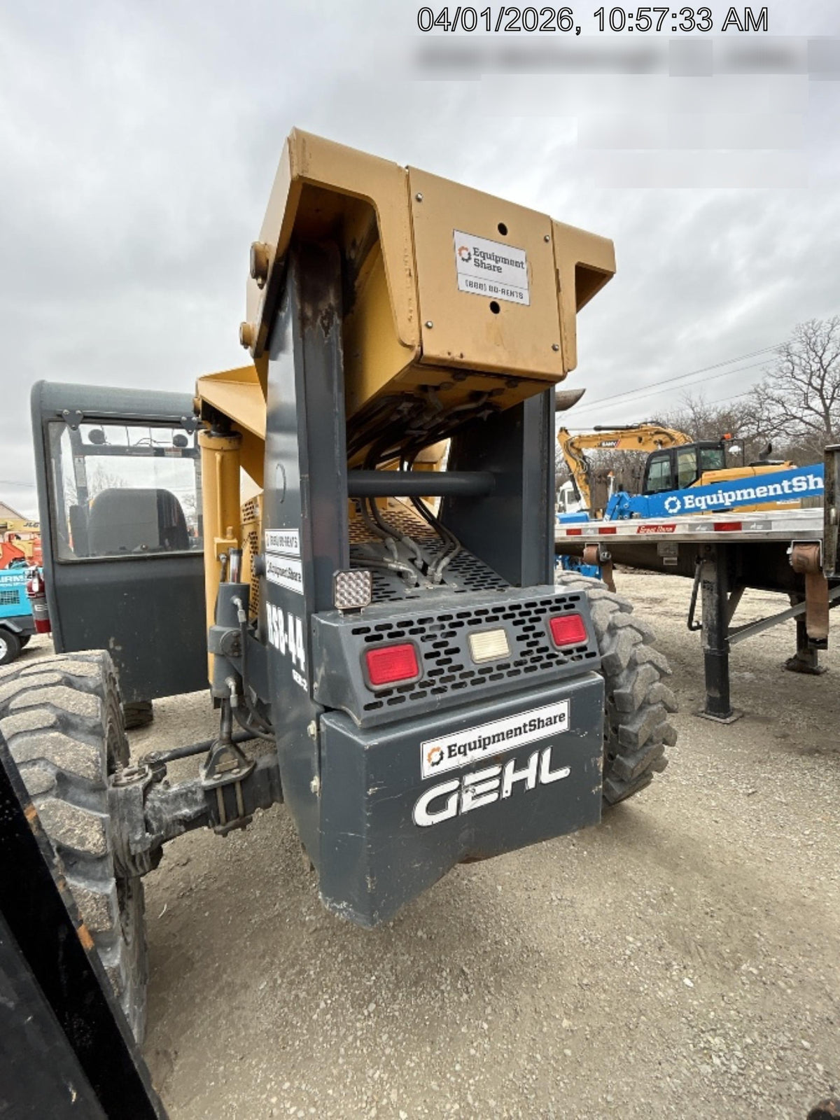 2016 Gehl RS8-44 Standard Rental Specs