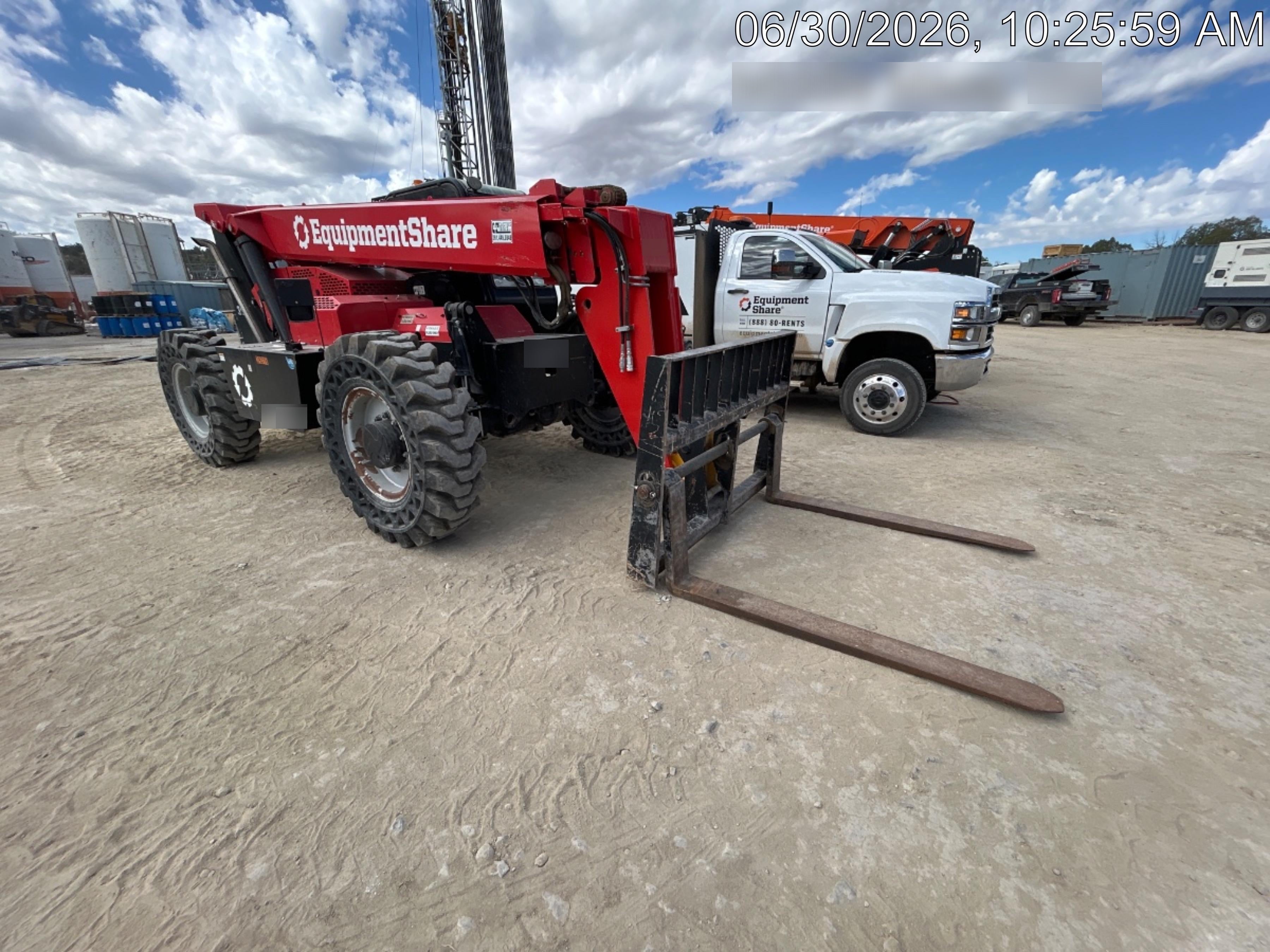 2019 Manitou MTA12042 120hp T4F, Cab/Heat/Air, Cab and Boom LED work lights, Auxiliary Hydraulics, Solid Tires, Amber strobe, Lift Hook 66" Carriage, 60" Forks
