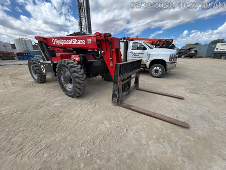 2019 Manitou MTA12042 120hp T4F, Cab/Heat/Air, Cab and Boom LED work lights, Auxiliary Hydraulics, Solid Tires, Amber strobe, Lift Hook 66" Carriage, 60" Forks