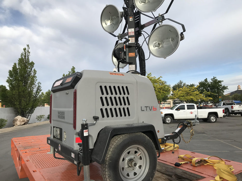 2019 Wacker Neuson LTV6L-MH Mobile Light Tower w/Fuel Level Sensor Installed