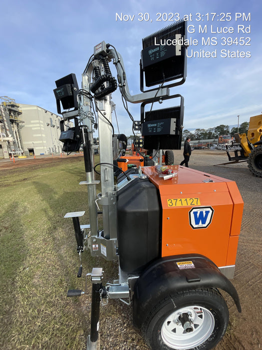 2023 Wanco WLTT-4MM4K Diesel, Deep Sea Controller, Shore Power Plug, Auto Start, (4) 350W LED Floodlights, 4kW Generator, 60 Gal Fuel Tank, 2" Ball, T3