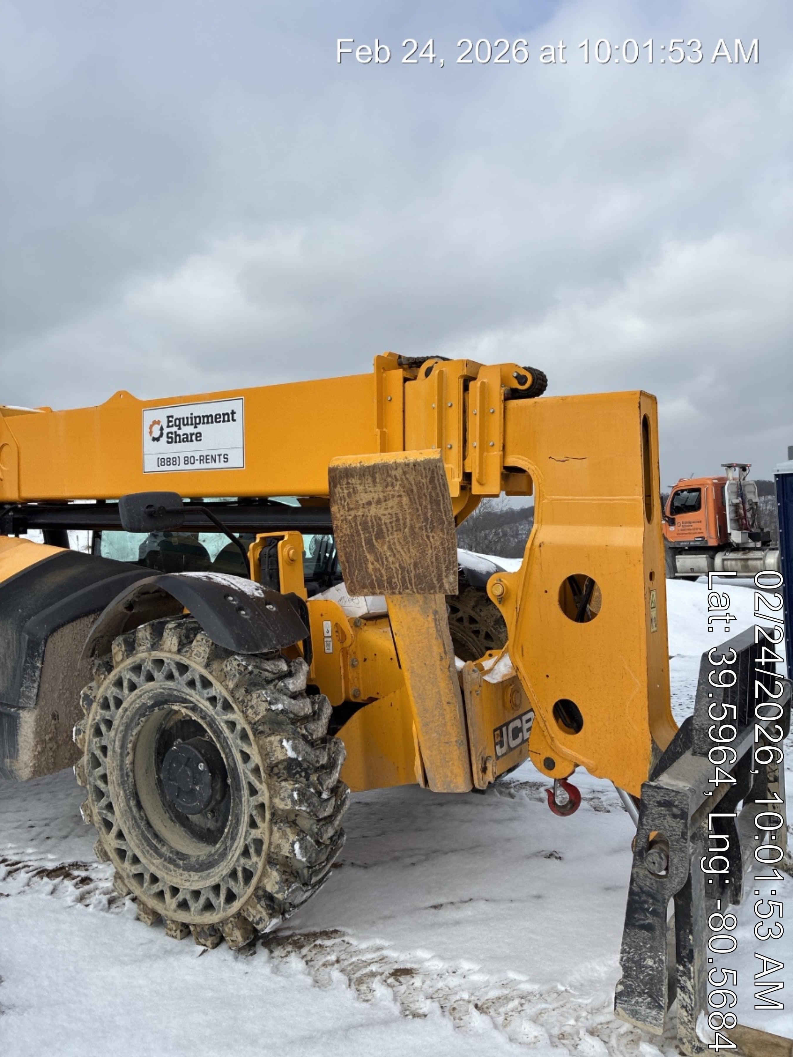 2020 JCB 512-56 Cab/Heat/Air, 109Hp, Solid Tires, Work Lights, Beacon, Aux Hydraulics, Back up Alarm, Lifting Eye, ES Decals