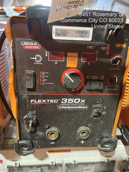 2023 LINCOLN ELECTRIC FLEXTEC 350X