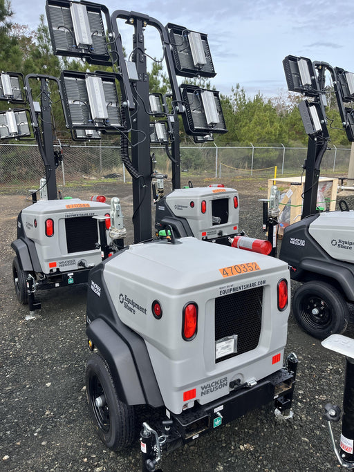 2024 Wacker Neuson LTT4 Diesel, Kohler KDW702, Deep Sea Controller, Auto Start, LED 320W, Bypass Outlet, T3