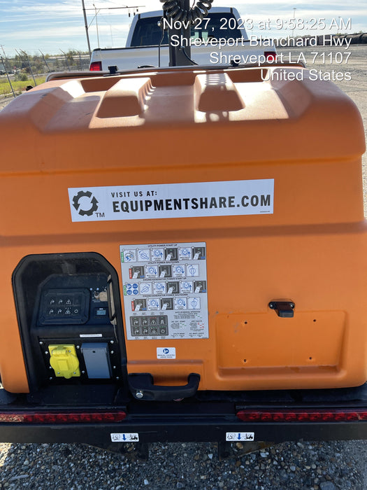 2023 Generac MLT2 Diesel, Flex Switch 120V Input, Powerzone Controller, (4) 320W LED Lights, 4kW Generator, 39.9 Gal Fuel Tank, 2" Ball, T3