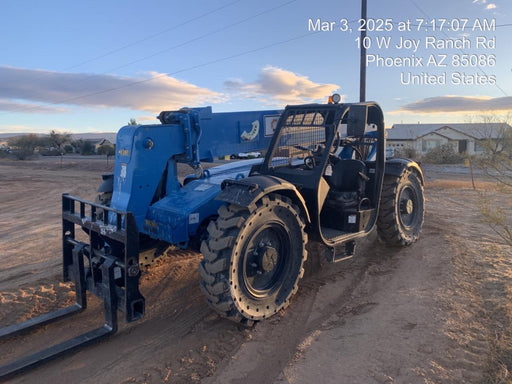 2018 Genie GTH-636 Genie GTH-636 w/Open ROPS, Work Lights, Solid Tires, RH Cab Mesh, Beacon, 48" Carriage and Forks