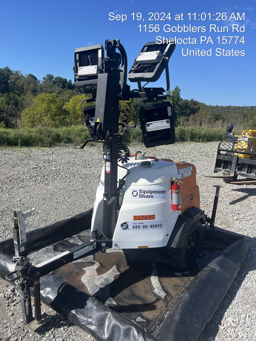 2023 Generac MLT2 Diesel, Flex Switch 120V Input, Powerzone Controller, 
(4) 320W LED Lights, 4kW Generator, 39.9 Gal Fuel Tank, 2" Ball, T3