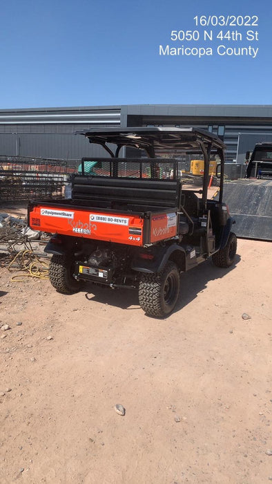 2022 Kubota RTV-X1140W-H Plastic Canopy, Windshield Acrylic Clear, LED Strobe Light, Wire Harness Kit, Back up Alarm