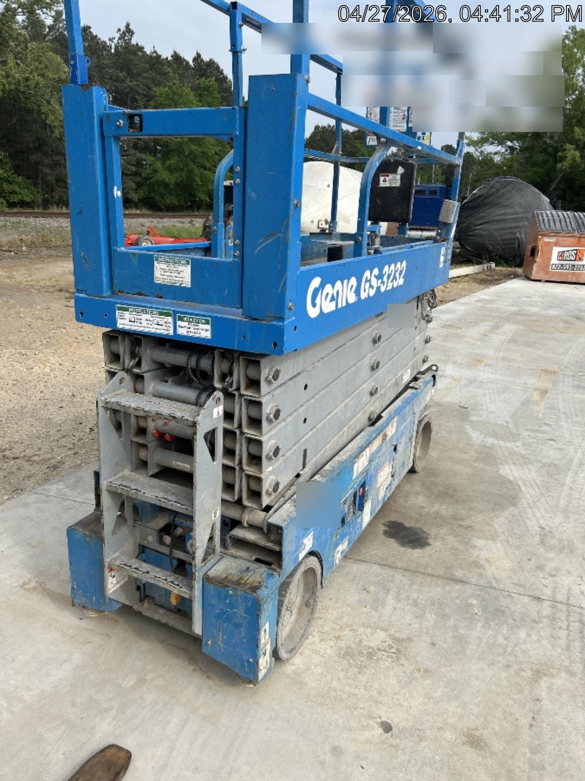 2019 Genie GS-3232 Genie GS-3232 Scissor Lift w/Standard Options