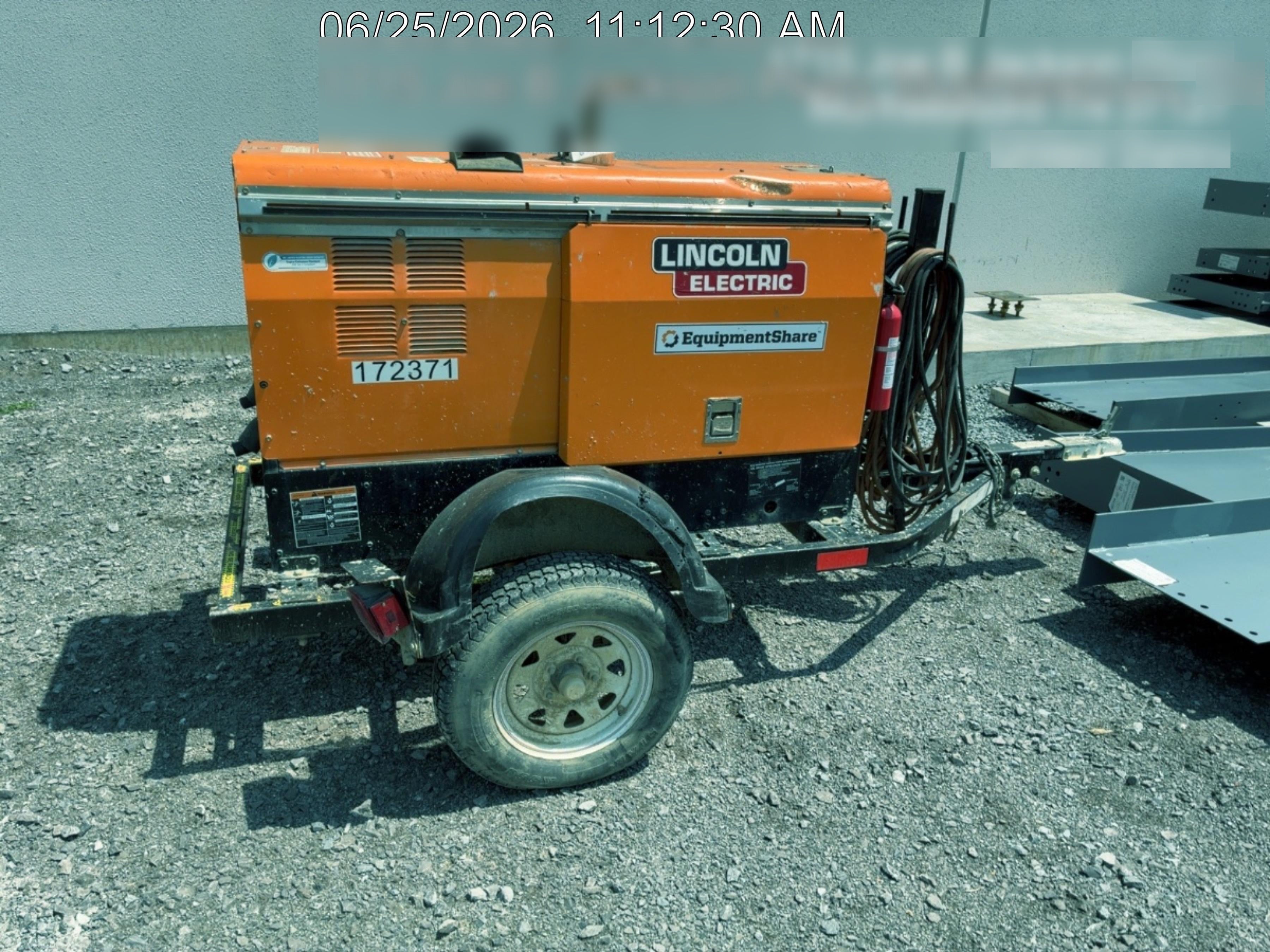2021 Lincoln Electric Vantage 322 Vantage 322 Ready Pak 3 w/ Decals, ORANGE (includes trailer, cable rack, fender light kit) NO Telematics