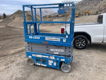2020 Genie GS-1930 Solid Non Marking Tires, Beacon, Folding rails with half height swing gate