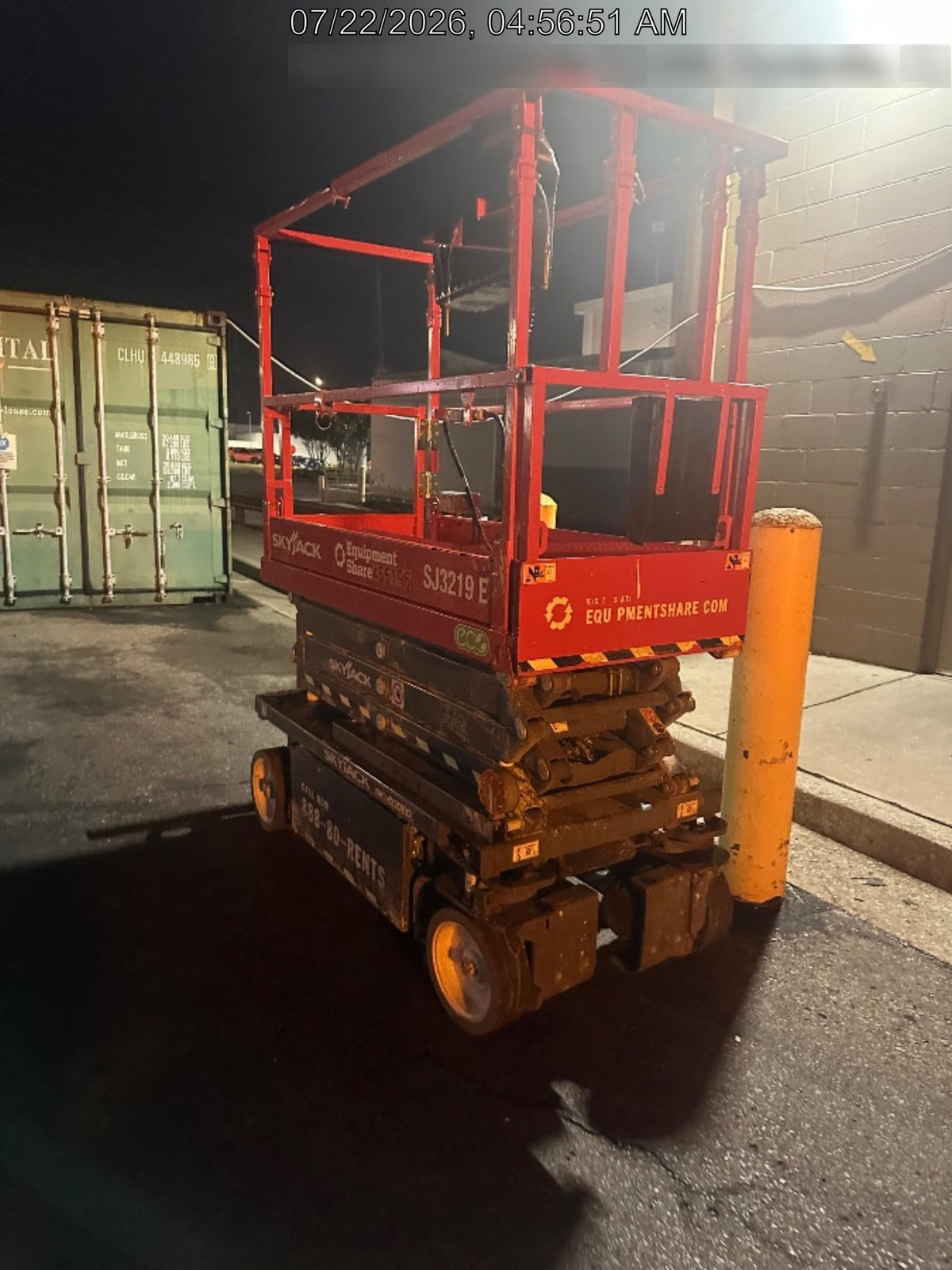 2024 Skyjack SJ3219 Electric Drive, Sld NM Tires, DBcns, RFRails, Power to Platform, T3 + Access Control